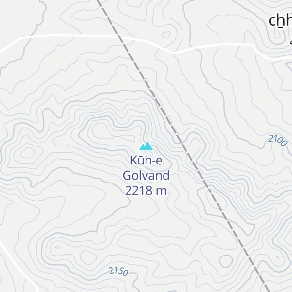 Map of Kūh-e Golvand
