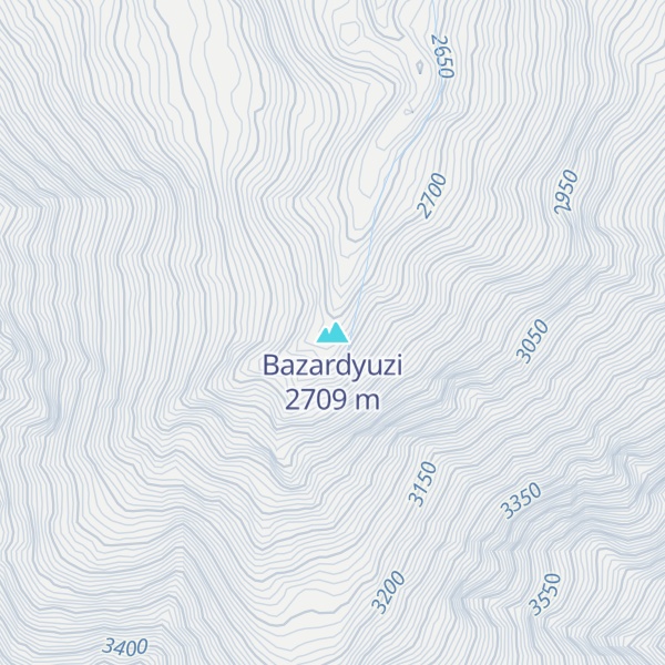 Map of Bazardyuzi