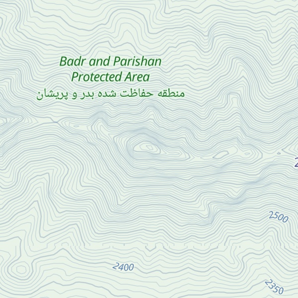 Map of Kuh-e yosof syah