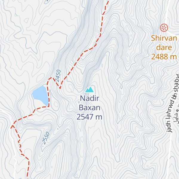 Map of Nadir Baxan