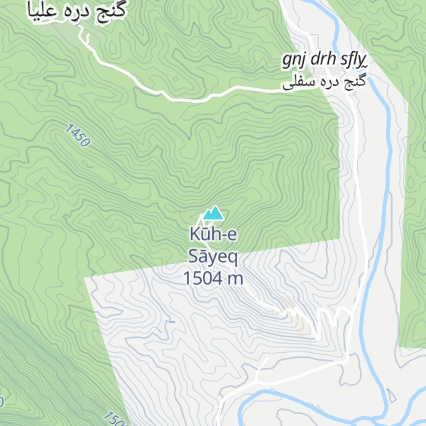 Map of Kūh-e Sāyeq