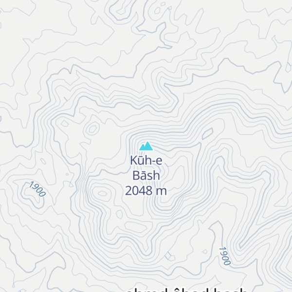 Map of Kūh-e Bāsh