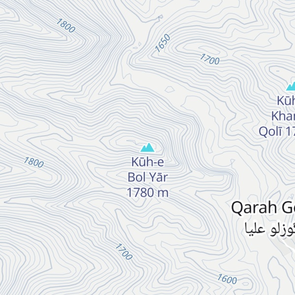 Map of Kūh-e Bol Yār