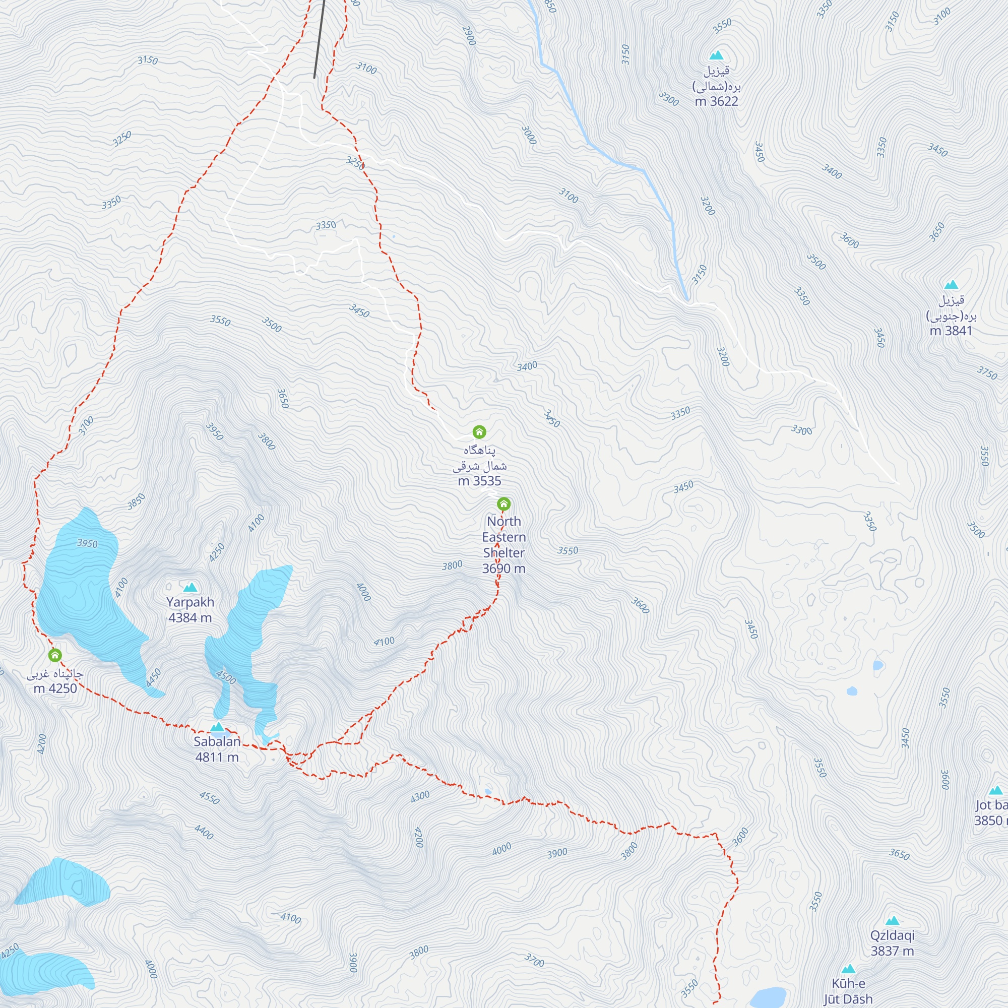 North Eastern Shelter map
