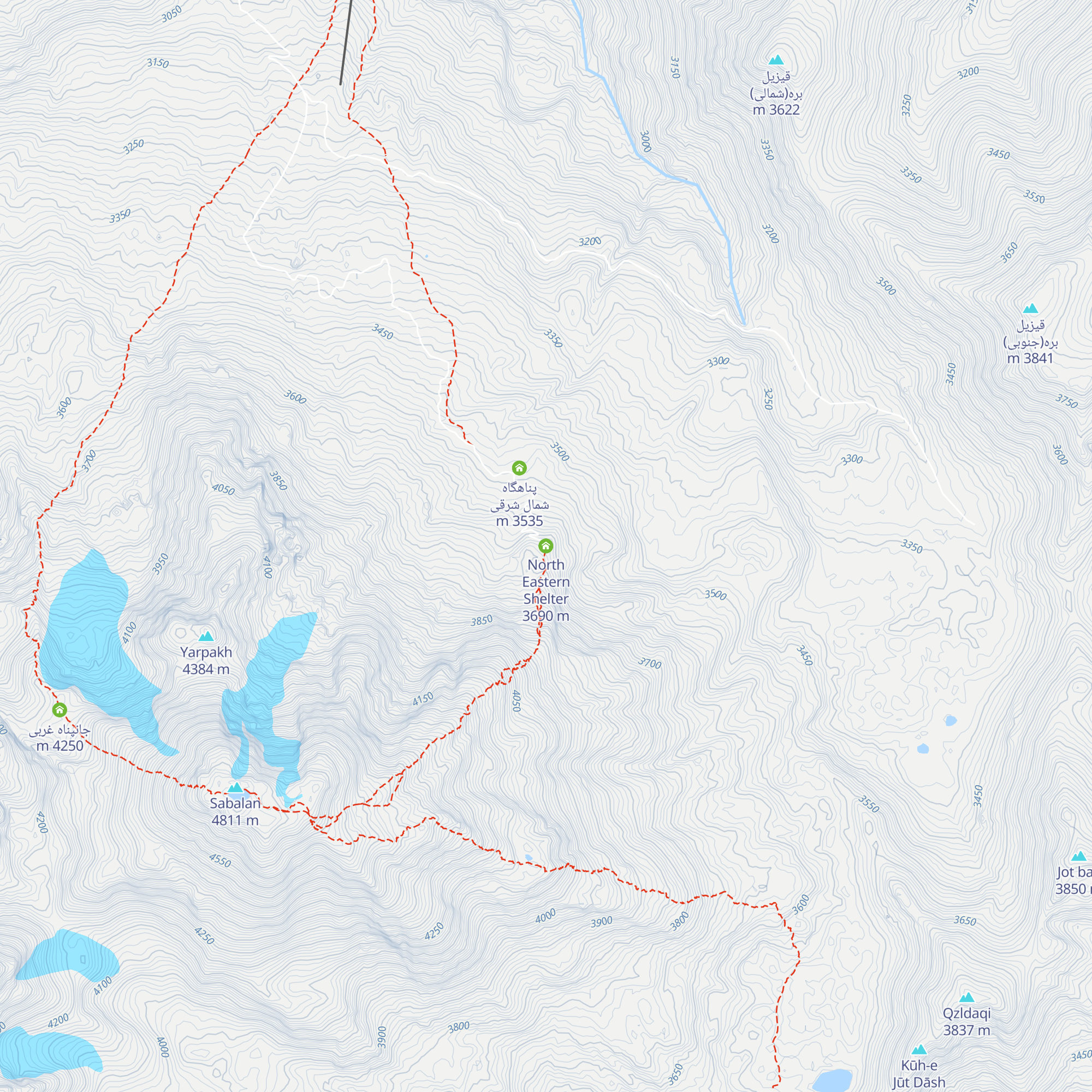 North Eastern Shelter map
