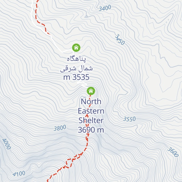 Map of North Eastern Shelter