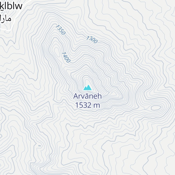Map of Arvāneh