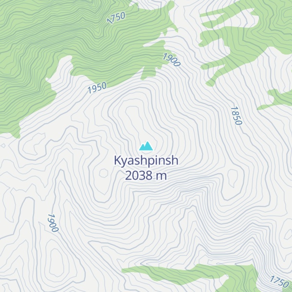 Map of Kyashpinsh