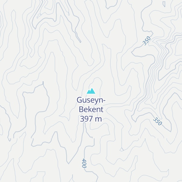 Map of Guseyn-Bekent
