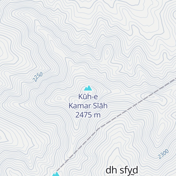 Map of Kūh-e Kamar Sīāh