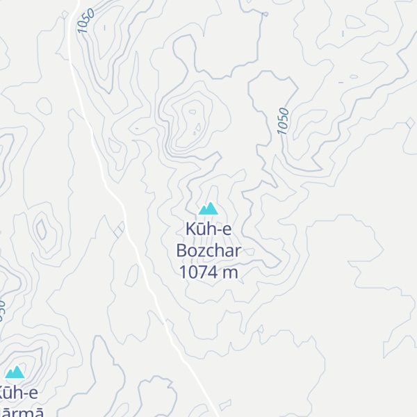 Map of Kūh-e Bozchar