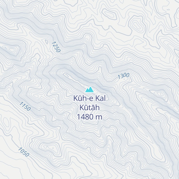 Map of Kūh-e Kal Kūtāh