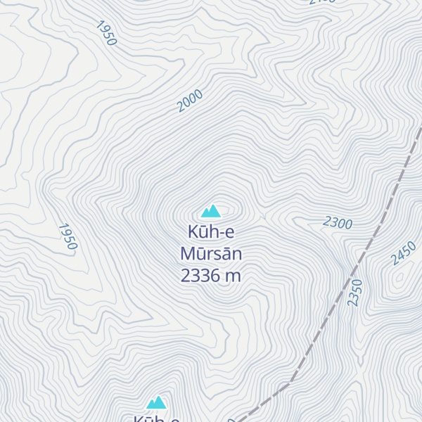 Map of Kūh-e Mūrsān