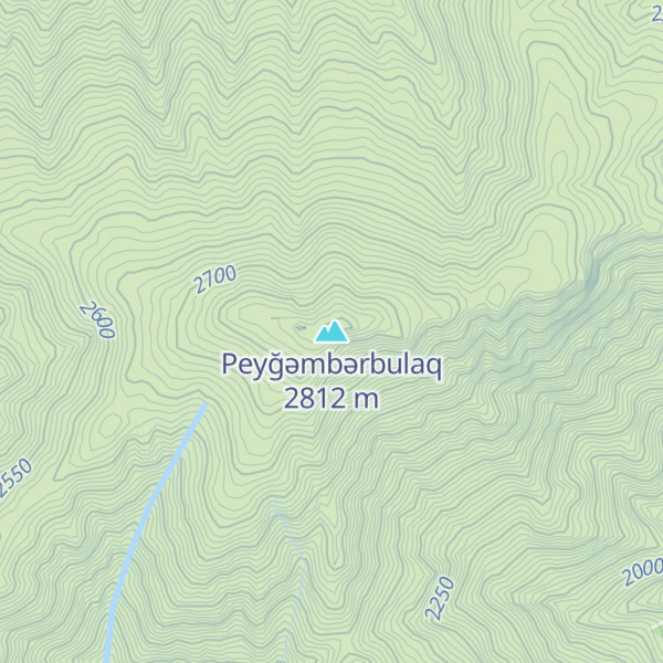 Map of Peyğəmbərbulaq