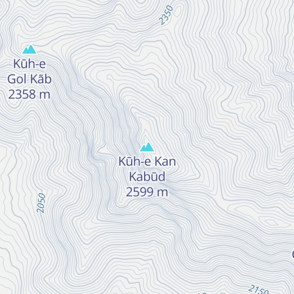 Map of Kūh-e Kan Kabūd