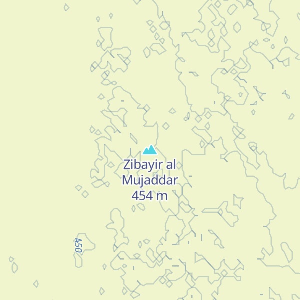 Map of Zibayir al Mujaddar