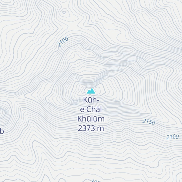 Map of Kūh-e Chāl Khūlūm
