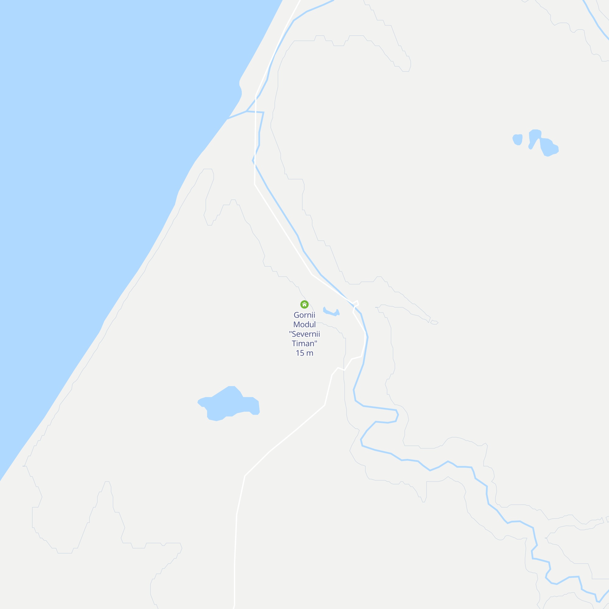 Gornii Modul "Severnii Timan" map