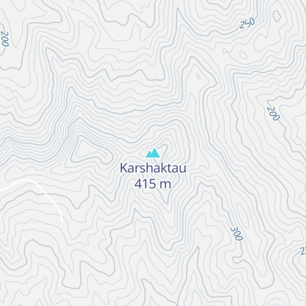 Map of Karshaktau