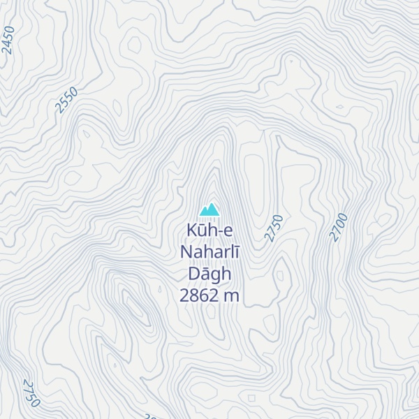 Map of Kūh-e Naharlī Dāgh