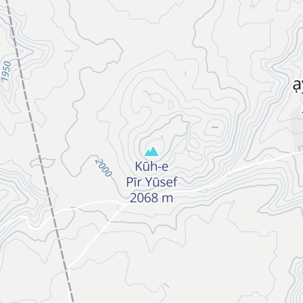 Map of Kūh-e Pīr Yūsef
