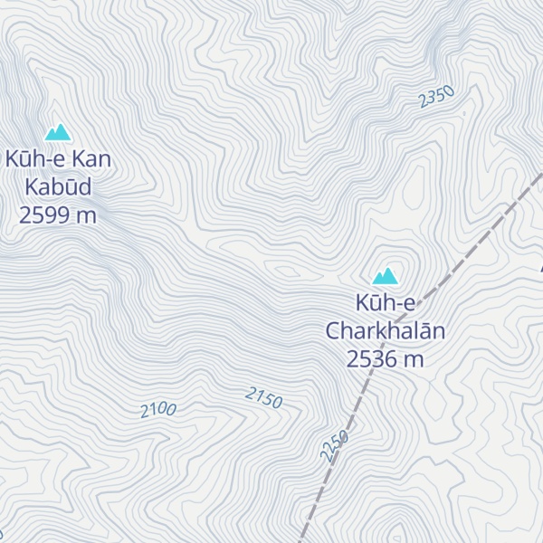 Map of Kūh-e Bahār Āb