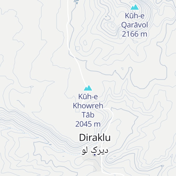 Map of Kūh-e Khowreh Tāb
