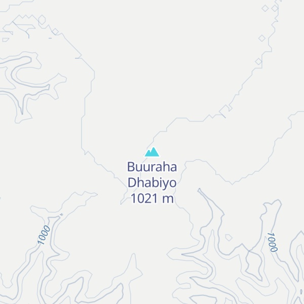 Map of Buuraha Dhabiyo