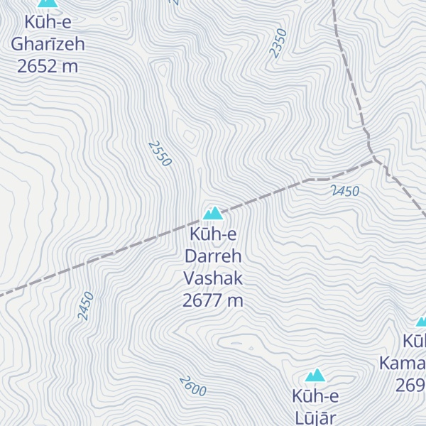 Map of Kūh-e Darreh Vashak