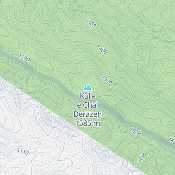 Map of Kūh-e Chāl Derāzeh