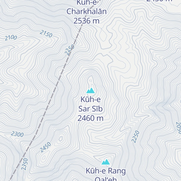 Map of Kūh-e Sar Sīb