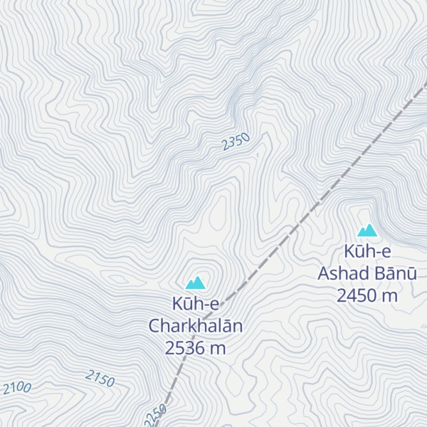 Map of Kūh-e Sar Darreh