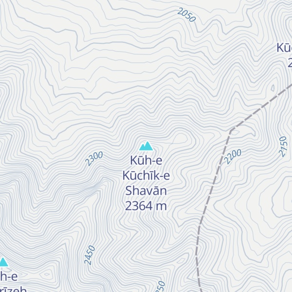 Map of Kūh-e Kūchīk-e Shavān