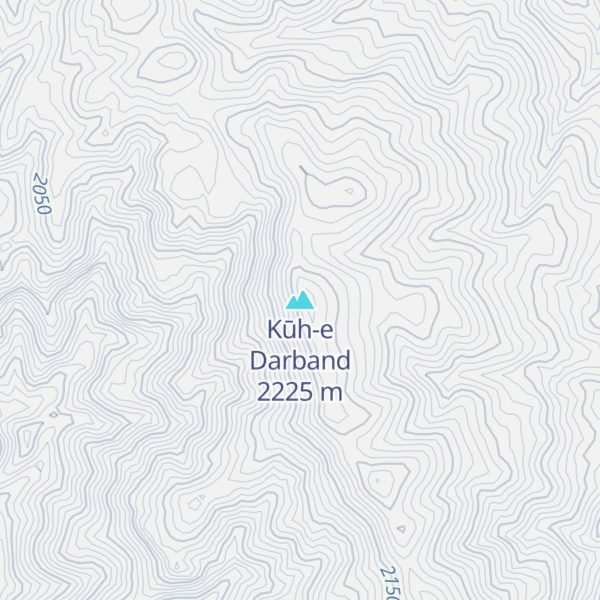 Map of Kūh-e Darband