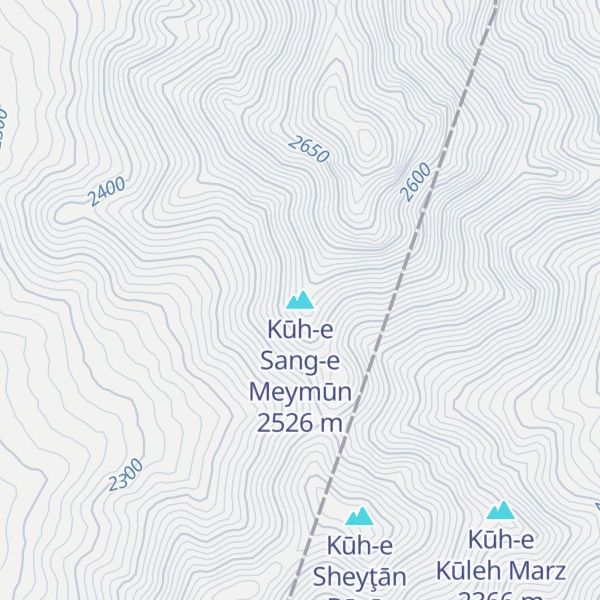 Map of Kūh-e Sang-e Meymūn