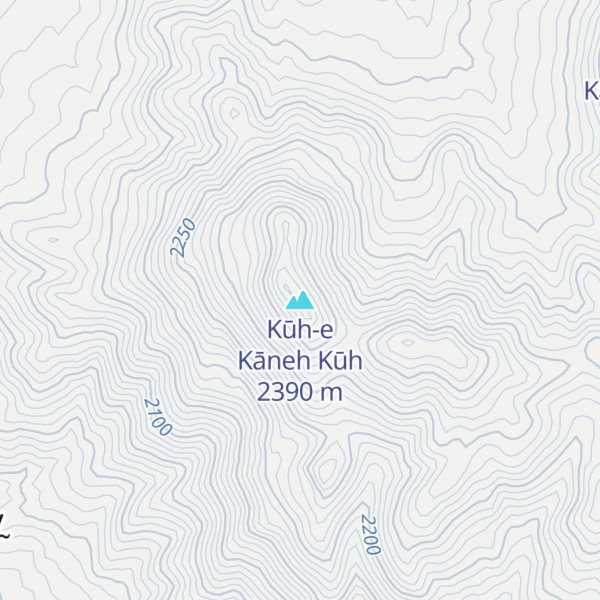 Map of Kūh-e Kāneh Kūh