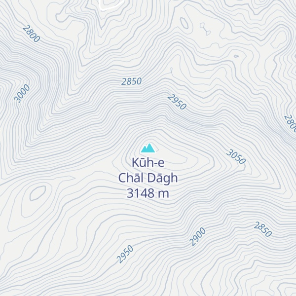 Map of Kūh-e Chāl Dāgh