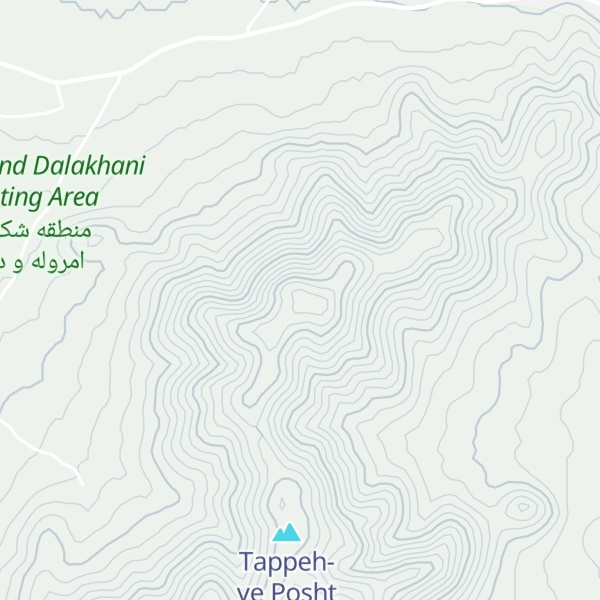 Map of Kūh-e Chand Tappeh