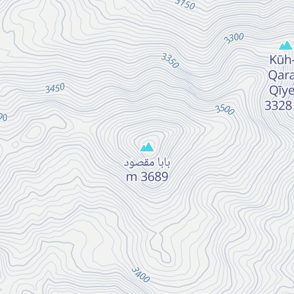 Map of بابا مقصود
