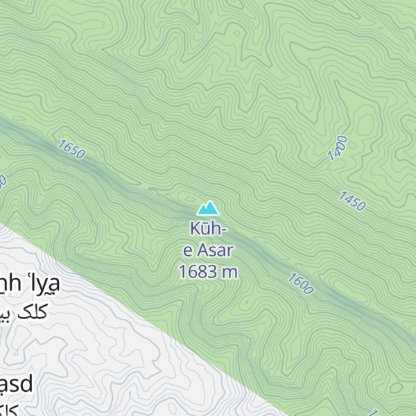Map of Kūh-e Asar