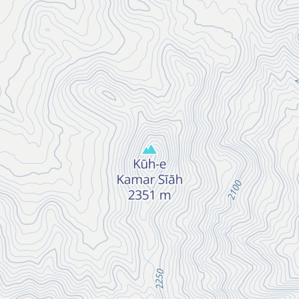 Map of Kūh-e Kamar Sīāh