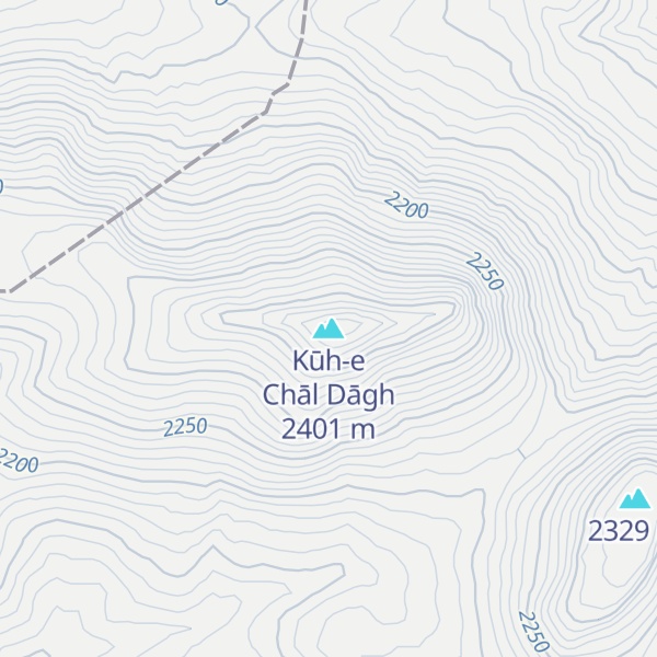 Map of Kūh-e Chāl Dāgh