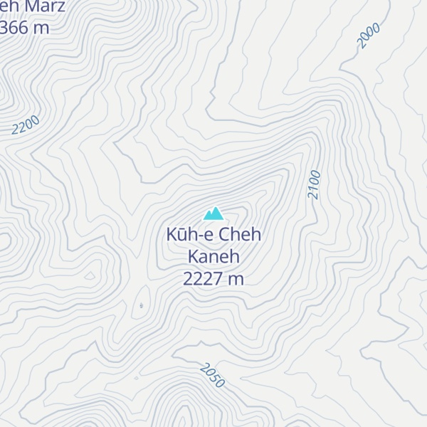 Map of Kūh-e Cheh Kaneh