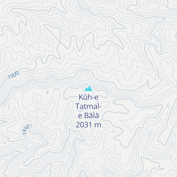 Map of Kūh-e Tatmal-e Bālā