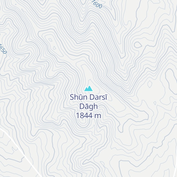 Map of Shūn Darsī Dāgh