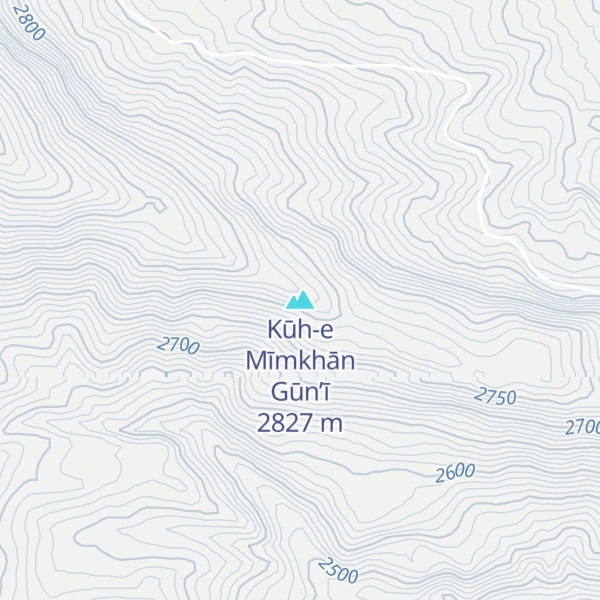 Map of Kūh-e Mīmkhān Gūn’ī