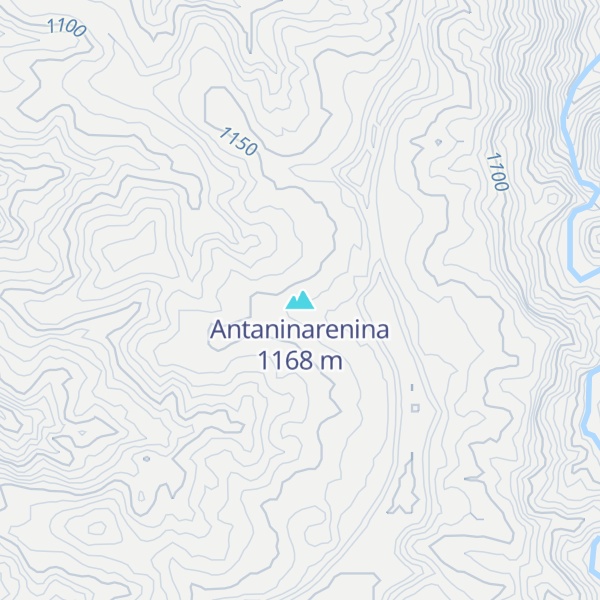 Map of Antaninarenina