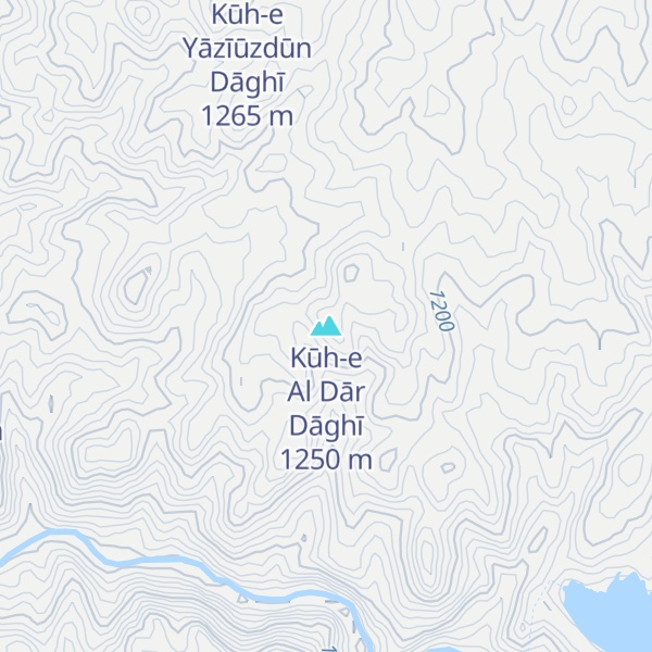Map of Kūh-e Al Dār Dāghī