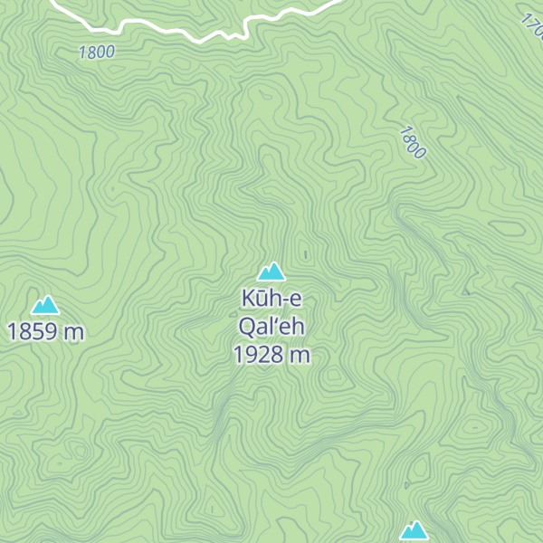 Map of Kūh-e Qal‘eh