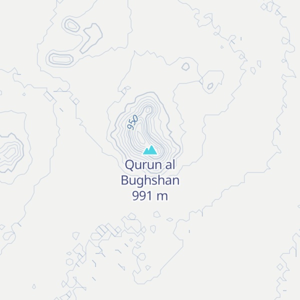 Map of Qurun al Bughshan